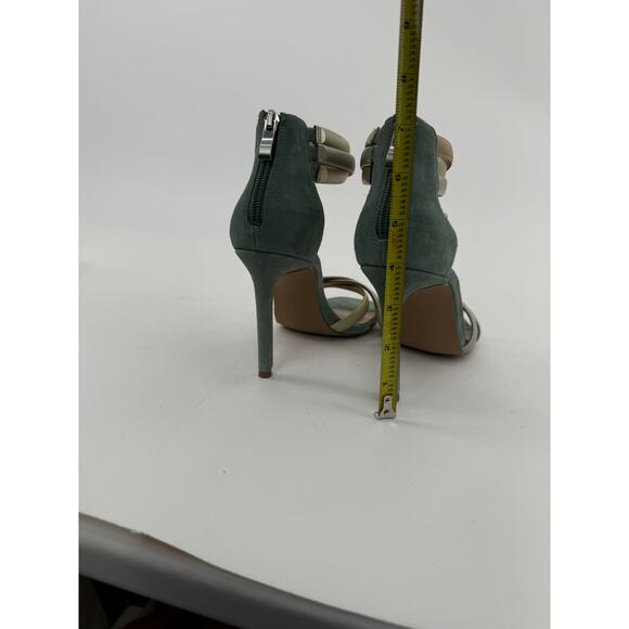 Charles David Women's Blue Electra Sandals Stiletto Suede Heels Size 8.5M - Picture 10 of 16